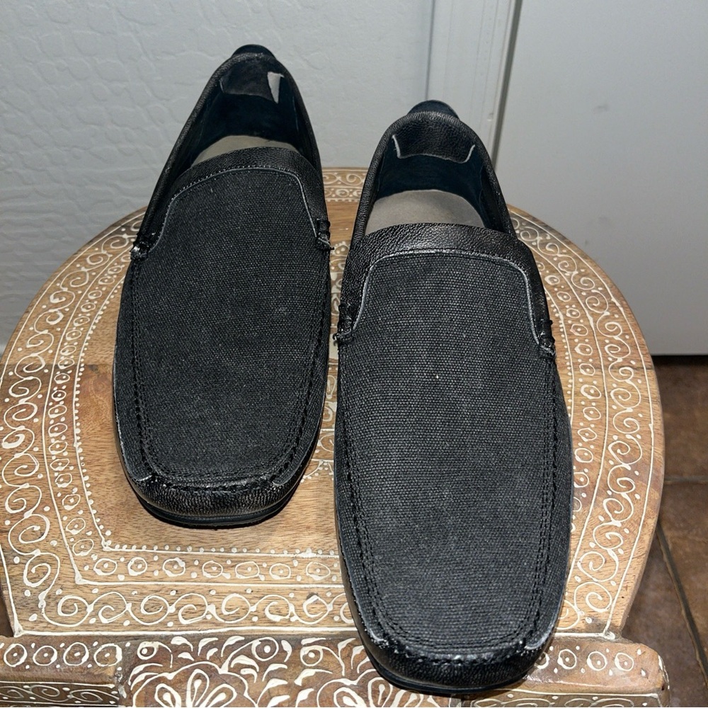 Robert Wayne Mens Slip-on Driving Loafers Gray Sz 11
